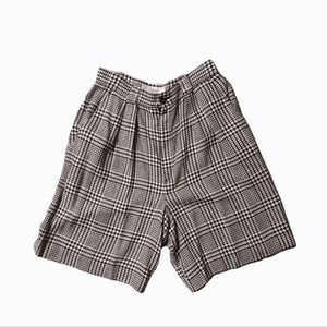 Vintage Houndstooth Trousers With Pockets